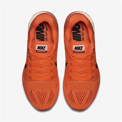 orange athletic shoes for women